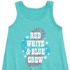 Girls' - Instant Message - Americana Graphic Sleeveless Aline Dress - 2 of 4