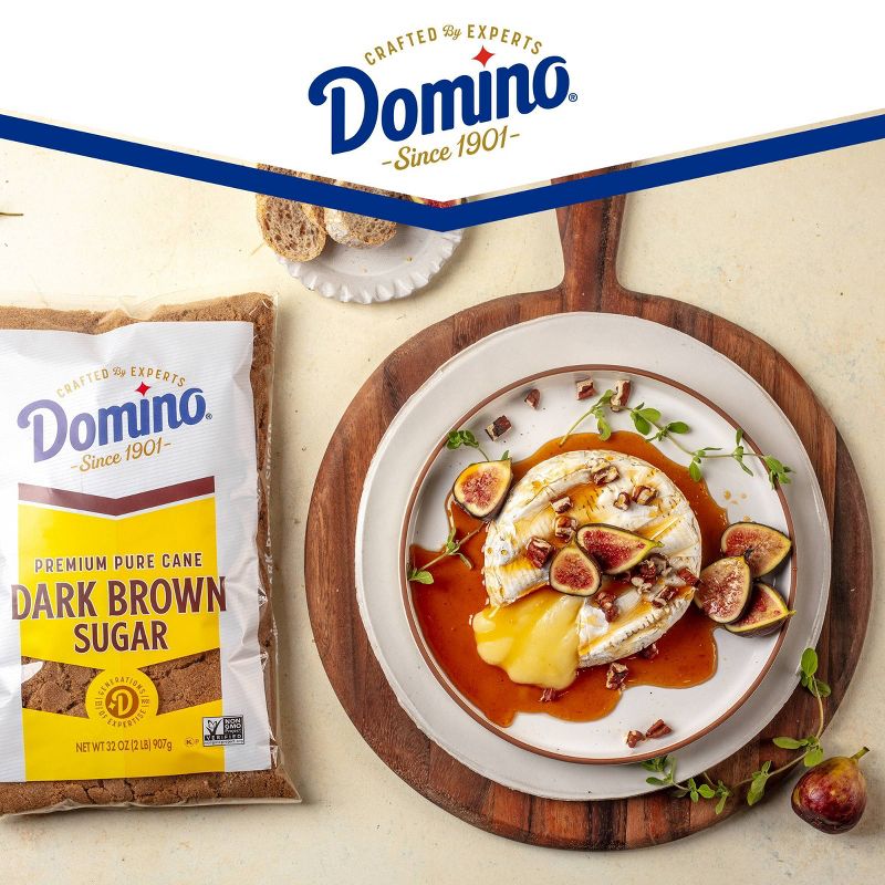 Domino Premium Pure Cane Dark Brown Sugar - 2lbs, 3 of 6