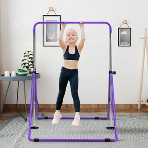 Ainfox Gymnastics Bars Adjustable Height Gymnastic Horizontal Bars Children Folding Training Bar for Kids - 1 of 4