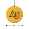 Adelphi University Primary Logo Porcelain Holiday Christmas Tree Ornament  2.8" (7.1 cm) - 3 of 4
