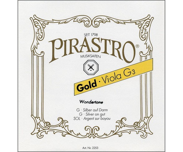 Pirastro Wondertone Gold Label Series Viola A String 16.5 in. Full Size