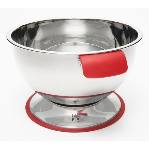 3pc (5qt, 3qt & 1.5qt) Stainless Steel Non-Slip Mixing Bowls (no lids)  Cream - Figmint™