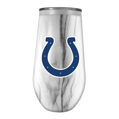NFL Indianapolis Colts Tall Stemless Marble Tumbler - 16oz