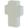 Dicksons Quilted Pattern Decorative Block Style Blue and White 4 x 2.75 MDF Tabletop Cross Shaped Plaque - 2 of 2