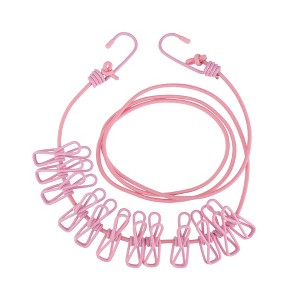 Unique Bargains with Metal Clips*12 Clothesline 1 Pc - 1 of 4