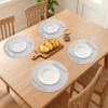 REGALWOVEN Round Placemats Set of 6 Hollow Design Placemats for Dining Table Decor  Washable Kitchen Table Mat - 3 of 4