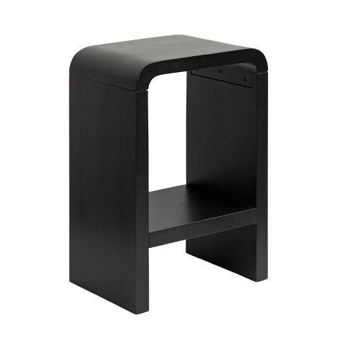 Kate And Laurel Reddy Radius Arch Side Table 16x12x24 Black Target