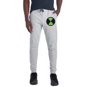 Ben 10 Logo Unisex Jogger Sweatpants with Pockets for Men and Women Athletic Heather - 1 of 4