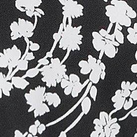 black/white vine floral