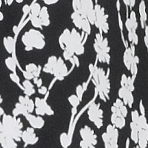 black/white vine floral