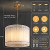 22-37inch Drum Kitchen Island Alabaster Chandelier - 4 of 4