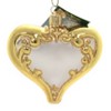 Old World Christmas 3.25 In 50Th Anniversary Heart Wedding Golden Tree Ornaments - 2 of 3