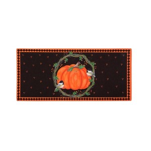 Chickadee and Pumpkin Sassafras Switch Mat - 1 of 4