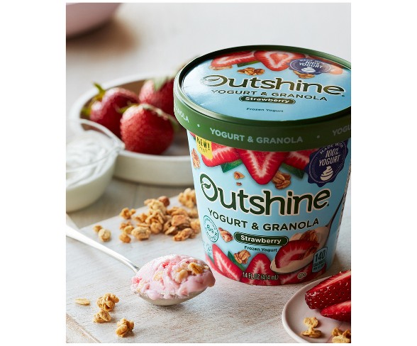 Outshine Strawberry Frozen Yogurt & Granola - 14oz