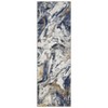Modern Abstract Area Rug – Machine Washable, Non-Slip Soft Carpet for Living Room, Bedroom, Dining Room - 3 of 4