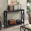 Tangkula Industrial 2-Tier Console Table X-Design Bookshelf Narrow Accent Table - 2 of 4