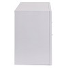 NicBex 2-Drawer Nightstand with Metal Handles Modern Bedside Table End Table for Living Room, Bedroom - 4 of 4