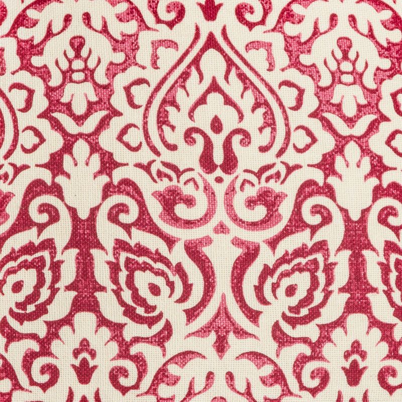 22&#34;x22&#34; Oversize Poly Filled Damask Square Throw Pillow Red - Rizzy Home, 3 of 5