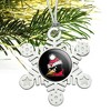 Youngstown State Secondary Logo Metal Snowflake Christmas Tree Holiday Ornament - 2 of 3