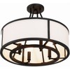 Crystorama Lighting Bryant 4 - Light Semi-Flush Mount in  Black Forged - 2 of 4