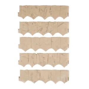 Suncast Landscape Design Border Decorative Natural Rock Plastic Edging - 1 of 4