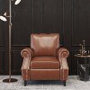 Christopher Knight Home Dowd Faux Leather Club Chair with Nailhead Trim - image 2 of 4