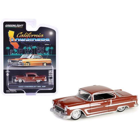 1955 Chevrolet Bel Air Lowrider Red Metallic And Silver 