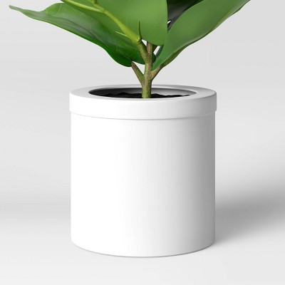 15&#34; x 10&#34; Artificial Fiddle Leaf Plant in Pot - Threshold&#8482;