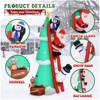 7.5FT Inflatable Christmas Tree with Santa and Penguins, Outdoor Yard Decorations with LED Lights - 3 of 4