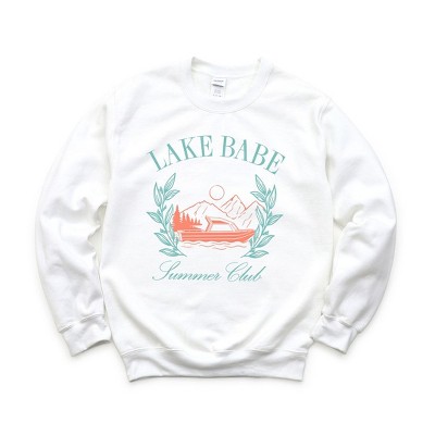 Simply Sage Market Women's Graphic Sweatshirt Lake Babe Boat