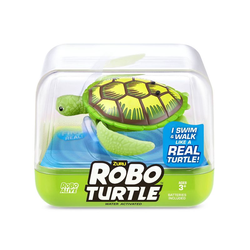 Robo Turtle Robotic Swimming Turtle Pet Toy - Green by ZURU, 1 of 11