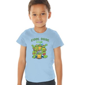 Toddler Boys' Teenage Mutant Ninja Turtles Cool Dude Department T-Shirt - 1 of 4