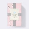 Fitted Jersey Crib Sheet - Cloud Island™ - Floral Buds/Pink - 2pk - 3 of 3