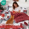 Christmas Comforter Set, Reversible Printed 3 Pieces Bed Set Holiday Decorative Bedding, Soft Microfiber Fabric - 3 of 4
