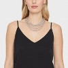 Multi Row Layered Chain Linked Necklace - A New Day™ - image 2 of 2
