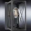 Urban Ambiance Luxury Industrial Wall Sconce 12''H x 6.875''W,  Midnight Black Finish,  Berkeley Collection, UHP3925 - 4 of 4