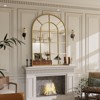 BEAUTYPEAK Arched Windowpane Mirror Bathroom Mirror Wall Mirror Mordern Mirror for Bedroom,Living room - 2 of 4