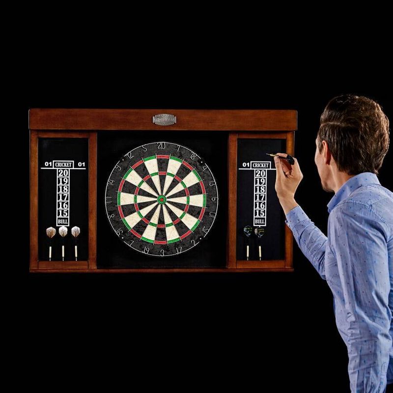 Thornton 40&#34; Dart Board Cabinet with LED Lights, 5 of 7