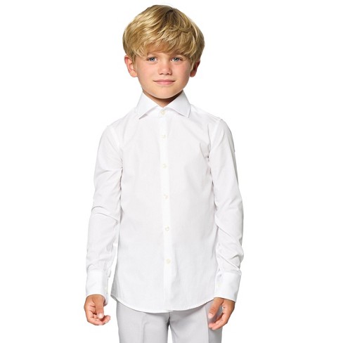 Target boys white store dress shirt