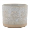 Porcelain Geometric Patterned Planter (Set of 2) - 2 of 4