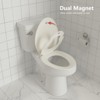 Slow-Close Elongated Toilet Seat - Stain-Proof & Hassle-Free Cleaning, Heavy-Duty Plastic Cover & Lid, Universal Fit for Bathroom (Easy Install) - 4 of 4