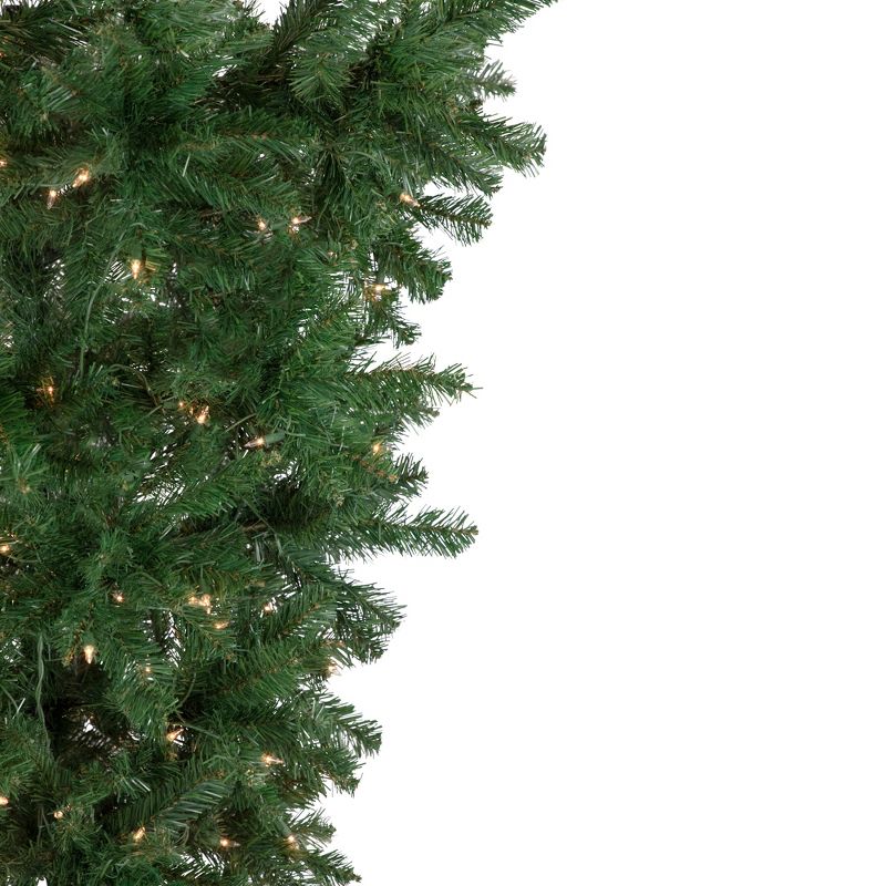 Northlight 5.5' Pre-Lit Medium Upside Down Spruce Artificial Christmas Tree, Clear Lights, 5 of 9