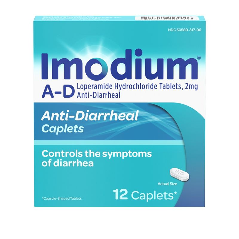 Imodium A-D Caplets - 12ct, 1 of 10