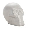 Transpac Halloween Metallic Skulls Dolomite Salt and Pepper Shakers Collectables Black and White 3.25 in. Set of 2 - 3 of 4