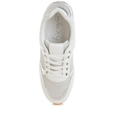 Женские кроссовки London Rag Womens Vespera Faux Leather & Mesh Sneakers 8 — фото 6