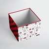 Bacati - Lumberjack Red/Black/Gray Boys Cotton Storage Box Large - 4 of 4