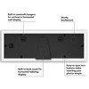 6x20 Collage Picture Frame - Fits Three 4x6 Photos or One 6x20 Picture - 2 of 4