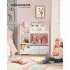 SONGMICS Toy and Book Organizer for Kids, Kids Bookshelf and Toy Storage, Storage Organizer with 2 Storage Boxes - 2 of 4