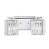 LED Metal/Glass Coco Prism Vintage Classic Glam Pendent Chrome - JONATHAN Y - 2 of 4