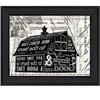HomeRoots SIMPLE & GOOD BARN Black Framed Print Wall Art - 4 of 4